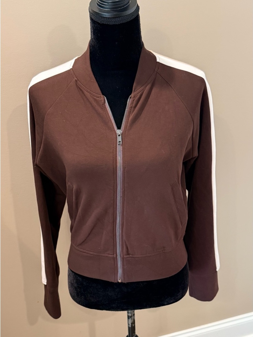 Women’s CARBON38 Bomber jacket & wide leg track pant scuba set- Size Small - Picture 5 of 12